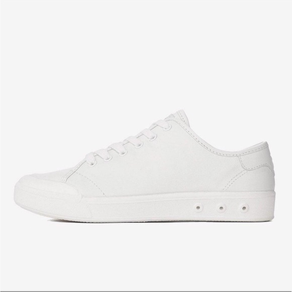Rag & Bone Standard Issue Lace Up White Leather Sneakers. NWT! Sz 7 - Picture 4 of 12